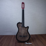 Godin MultiAc Grand Concert SA Nylon String Acoustic-Electric Guitar - Trans Black - CHUCKSCLUSIVE - #26317993