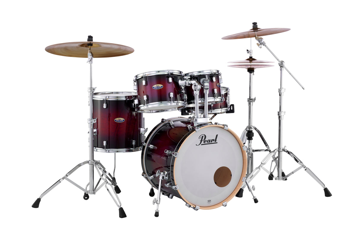 Pearl Decade Maple 5-Piece Shell Pack With 22" Kick Drum - Gloss Deep Red Burst