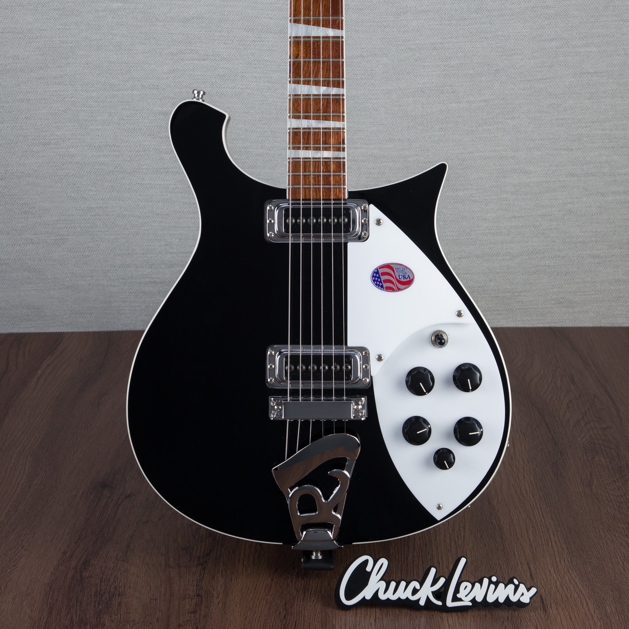 Rickenbacker 620 Electric Guitar - Jetglo – Chuck Levin's