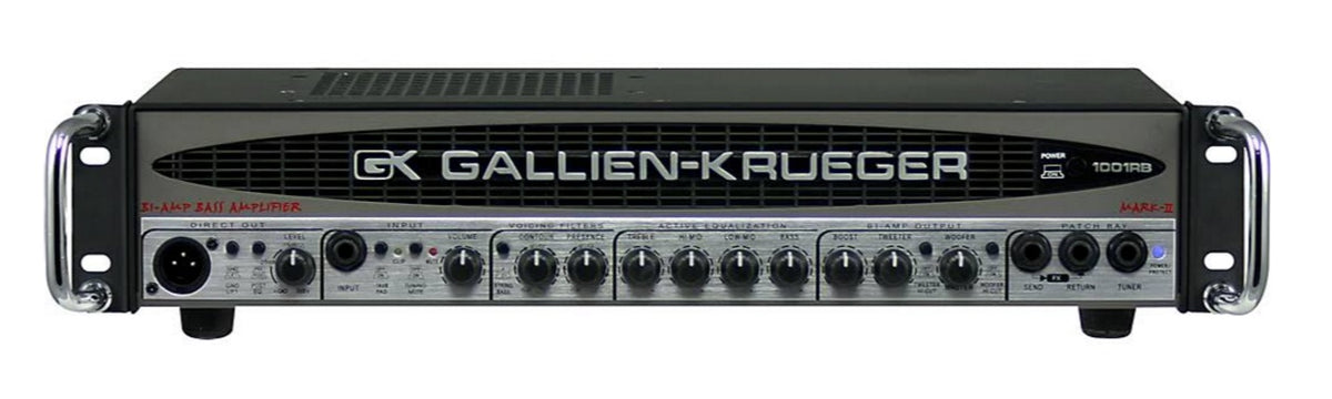 Gallien-Krueger 1001RB-II Bass Amplifier Head — Chuck Levin's 