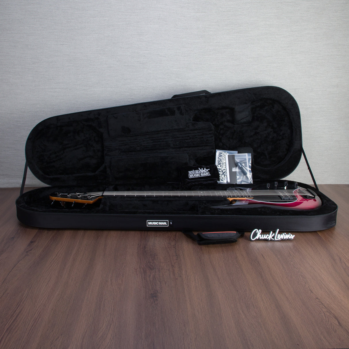 Music Man StingRay Special 5-String Bass Guitar - Raspberry Burst - #K00853