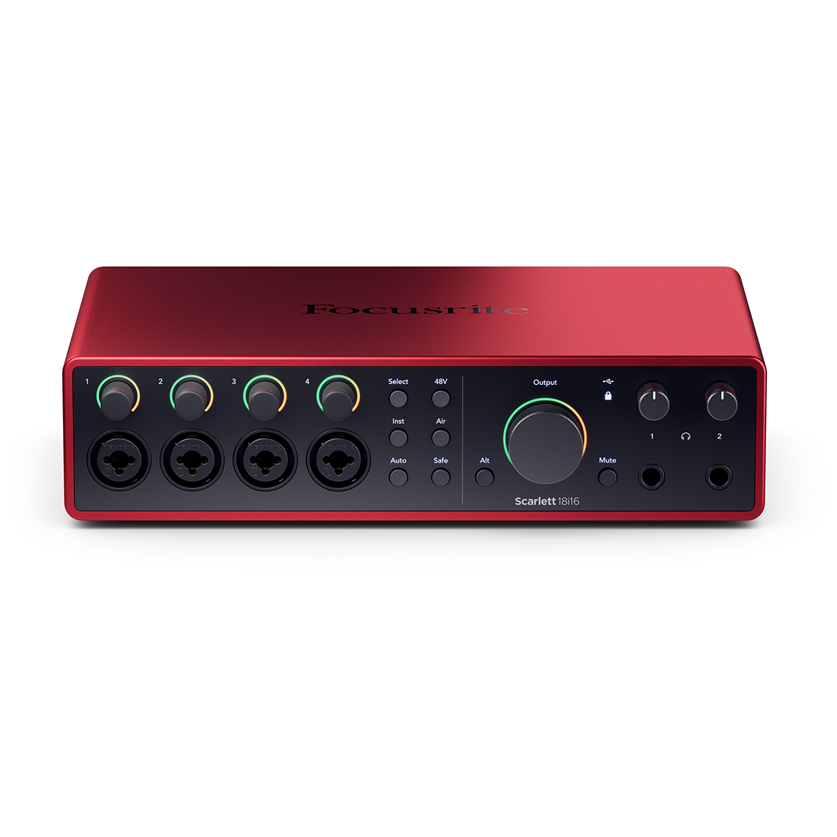 Focusrite Scarlett 18i16 4th Gen 18-In, 16-Out USB Audio Interface with Four 4th Gen Scarlett Mic Preamps - Mint, Open Box