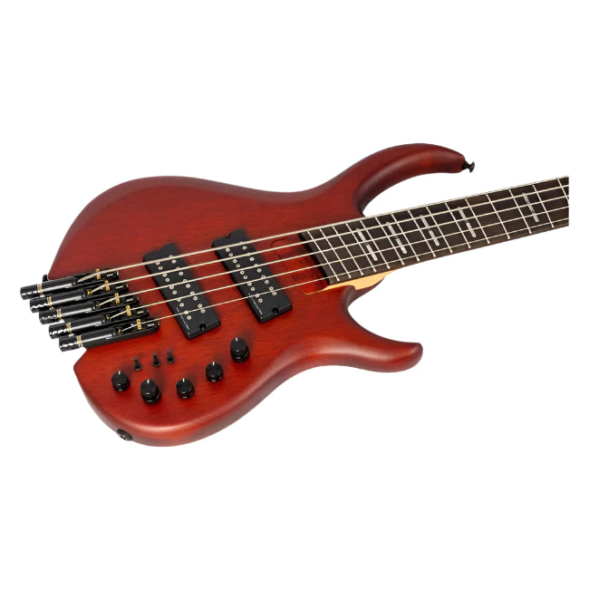 Sire Marcus Miller M6 5-String Headless Electric Bass Guitar - Mahogany Stain