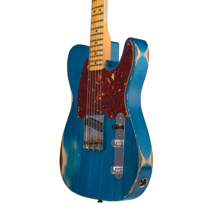 Fender Custom Shop 1950 Esquire Heavy Relic - Sapphire Blue Transparent - CHUCKSCLUSIVE - #R116673