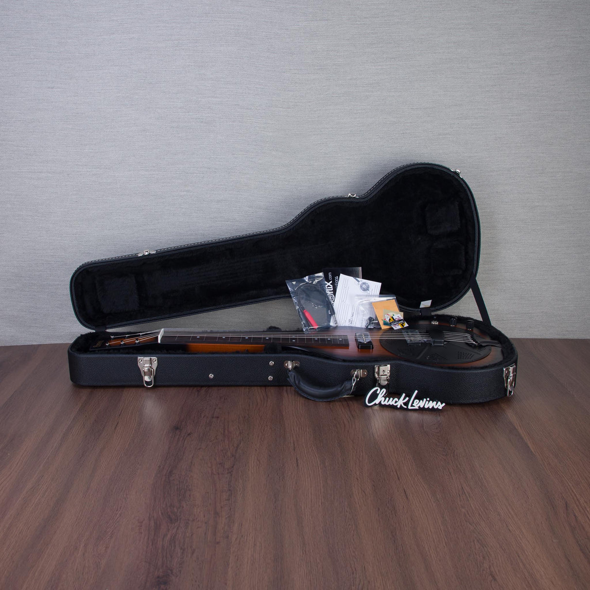 Beard Guitars Road-O-Phonic Lap Steel Acoustic Electric Guitar - Tobacco Sunburst - #287