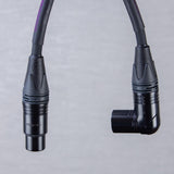 Chuck Levins LGXR-01-WM 1-Foot LGX Cable - Right Angle Male XLR