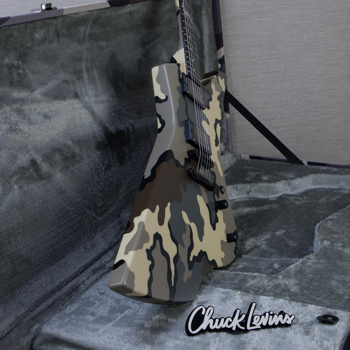 ESP Custom Shop James Hetfield Snakebyte Signature Electric Guitar - Snakebyte Camo - #E7811242