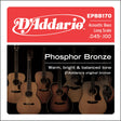 D'Addario 45-100 EPBB170 Phosphor Bronze Acoustic Bass Strings Long Scale