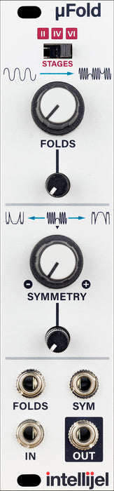 Intellijel uFold II Wavefolder/Waveshaper Module