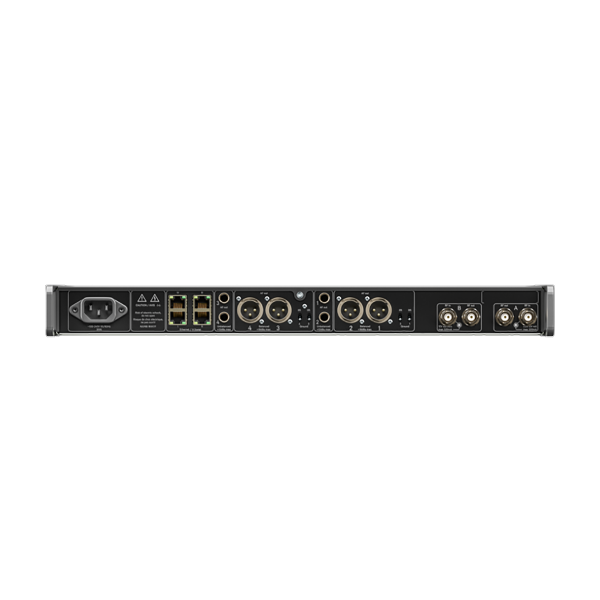 Sennheiser EW-DX EM 4 DANTE Four-Channel Digital Rackmount Receiver with Dante (Q1-9: 470 to 550 MHz) - Mint, Open Box