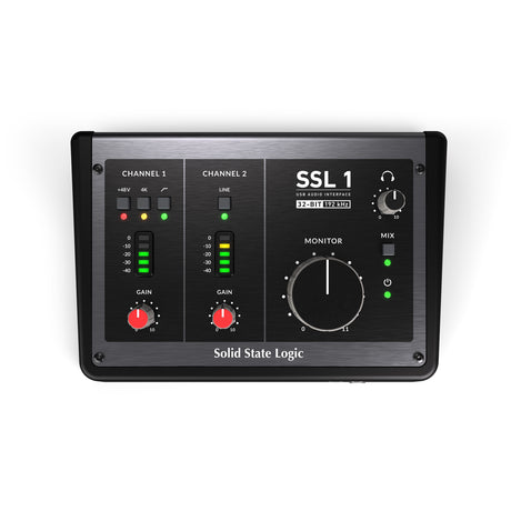 Solid State Logic SSL 1 2-In/2-Out USB-C Audio Interface