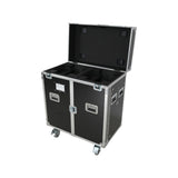 ProX XS-MH30WASHX2W for Two Moving Head Fixtures ATA Flight Style Road Case with Casters