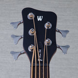 Warwick RockBass Alien Standard 5-String Acoustic Electric Bass Guitar - Natural Transparent Satin - #WAC C 010805-25