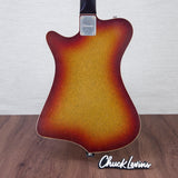 Castedosa The Halcon Baritone Electric Guitar - Aged 3-Tone Sunburst Sparkle - #355