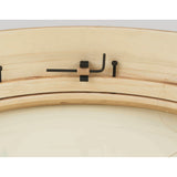 LP 18 x 4-Inch Tunable Bendir Frame Drum - Black-to-Natural Fade
