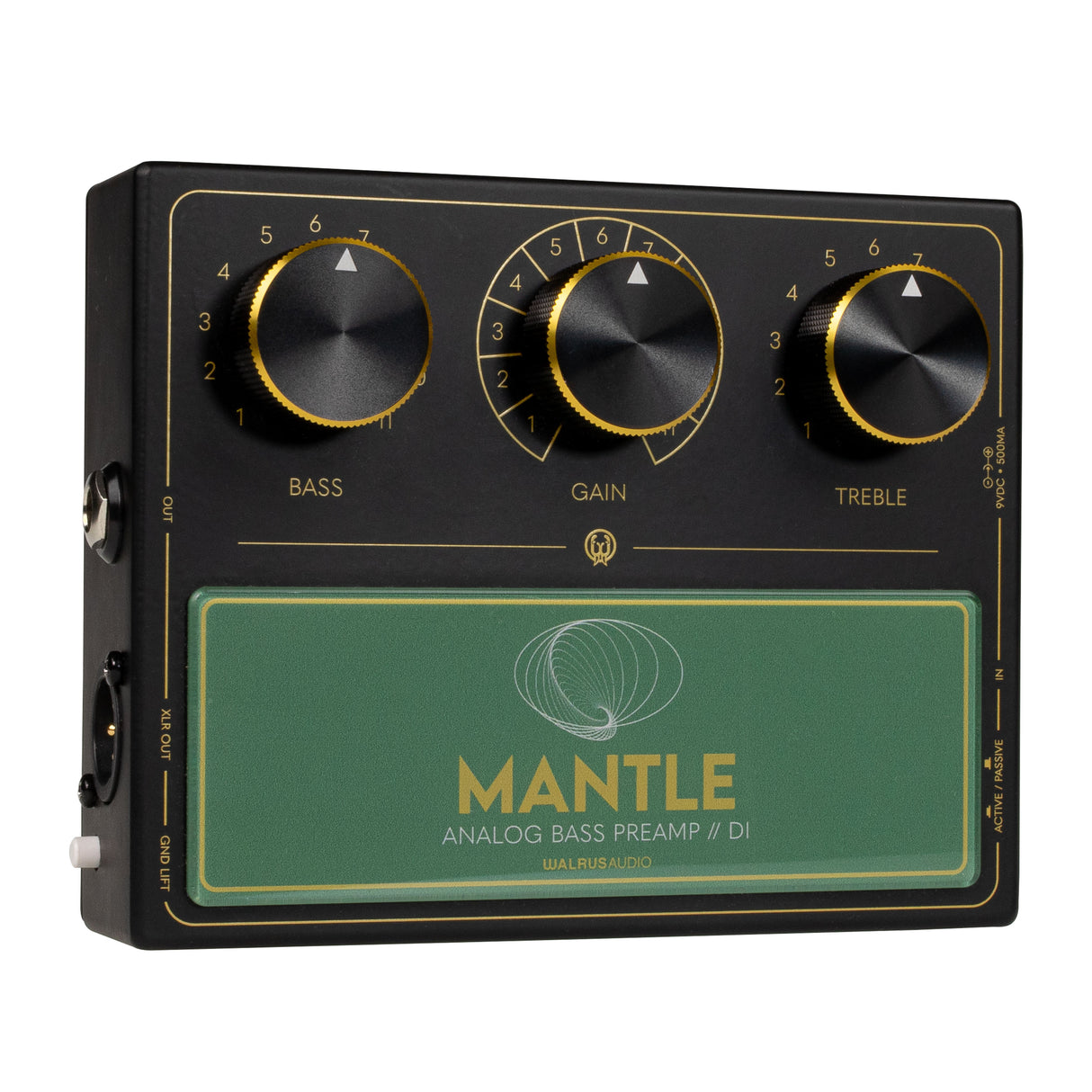 Walrus Audio Mantle Bass Preamp and DI - Black - Preorder