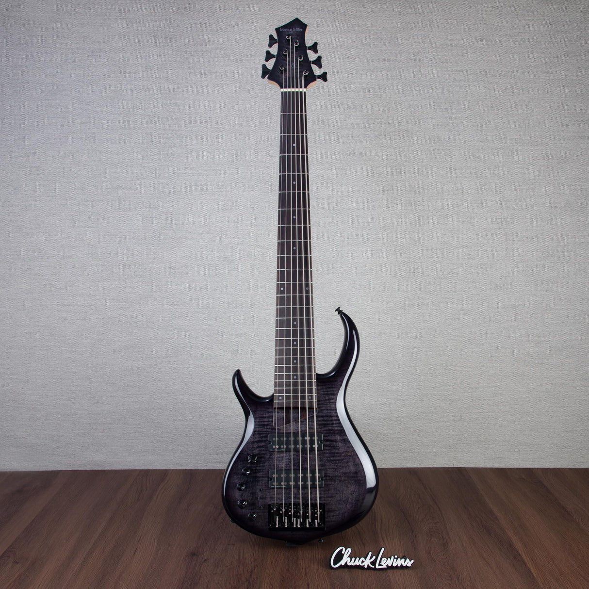 Sire Marcus Miller M7 LH Left Handed 6-String Electric Bass Guitar - Transparent Black