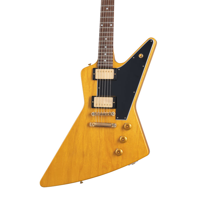 Gibson 1958 Korina Explorer Black Pickguard Electric Guitar - Natural