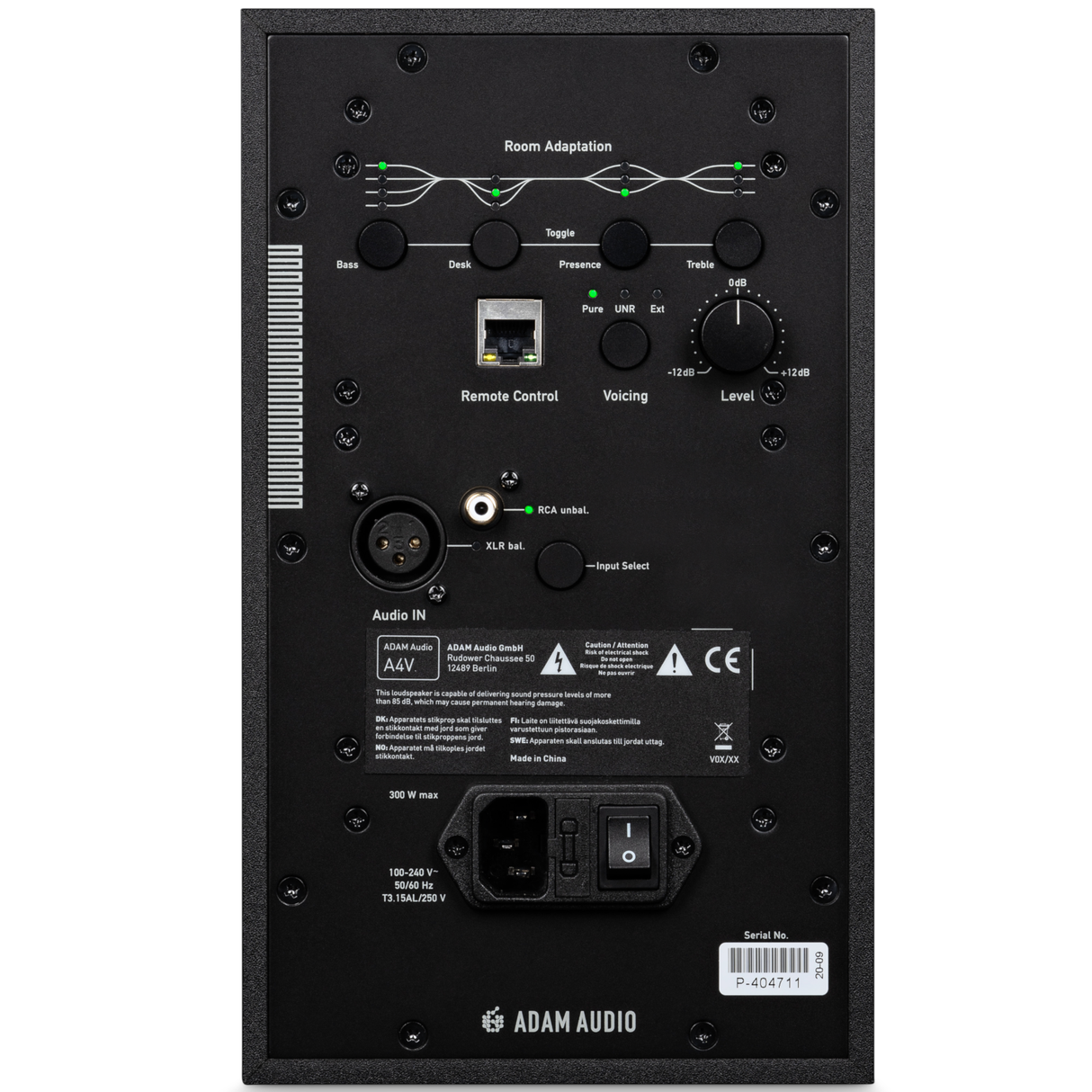 Adam Audio A Series A4V 4-Inch Studio Monitor - Mint, Open Box