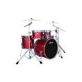 Ludwig Evolution 5-Piece Drum Kit with 22-Inch Kick - Crimson Sparkle