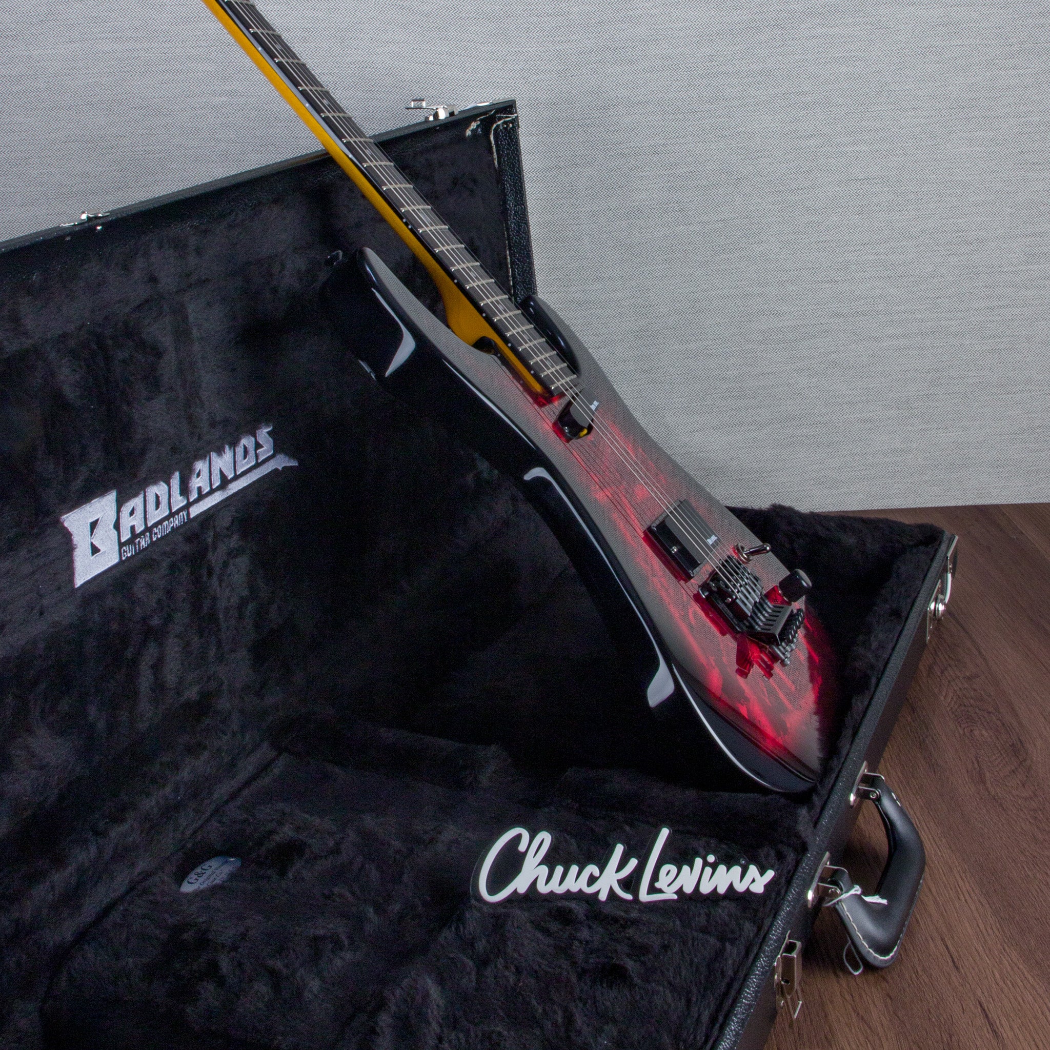 Badlands GX1 Holoflash HS Tremolo Electric Guitar - Holoflash Red