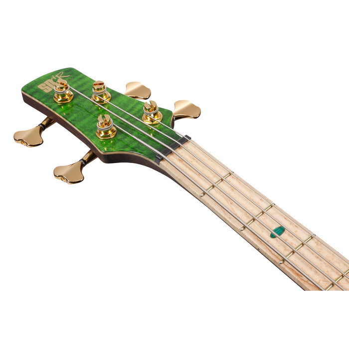 Ibanez 2022 SR4FMDX SR Premium Bass Guitar - Emerald Green Low Gloss - New