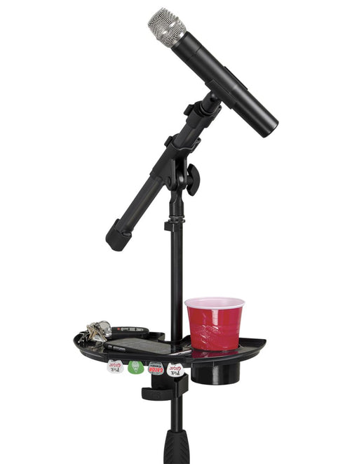 Frameworks Mic Stand Accessory Tray w/ Drink & Pick Holders