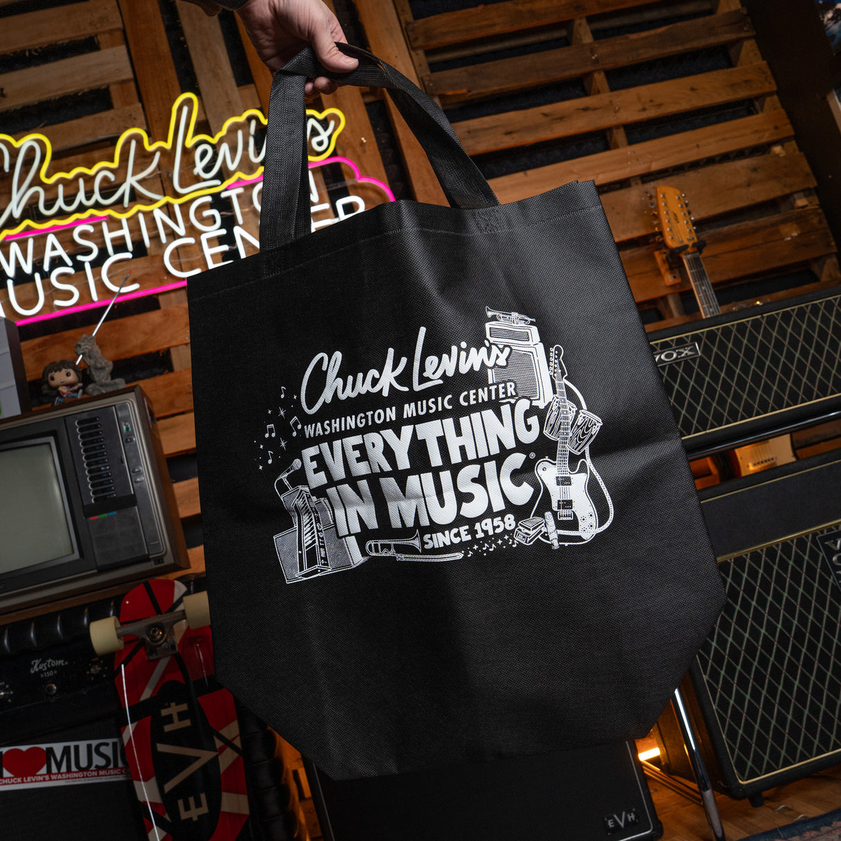 Chuck Levin's Everything in Music Tote Bag - Large
