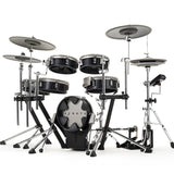 EFNOTE 3X 6-Piece Electronic Drum Kit With Cymbal Pads - Black Oak-ish
