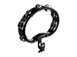 Meinl TMT2BK Mountable Traditional ABS Tambourine Steel Jingles 2 Rows