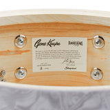 Slingerland 6.5 x 14-Inch Gene Krupa Radio King Solid Maple Snare Drum - White Marine Pearl