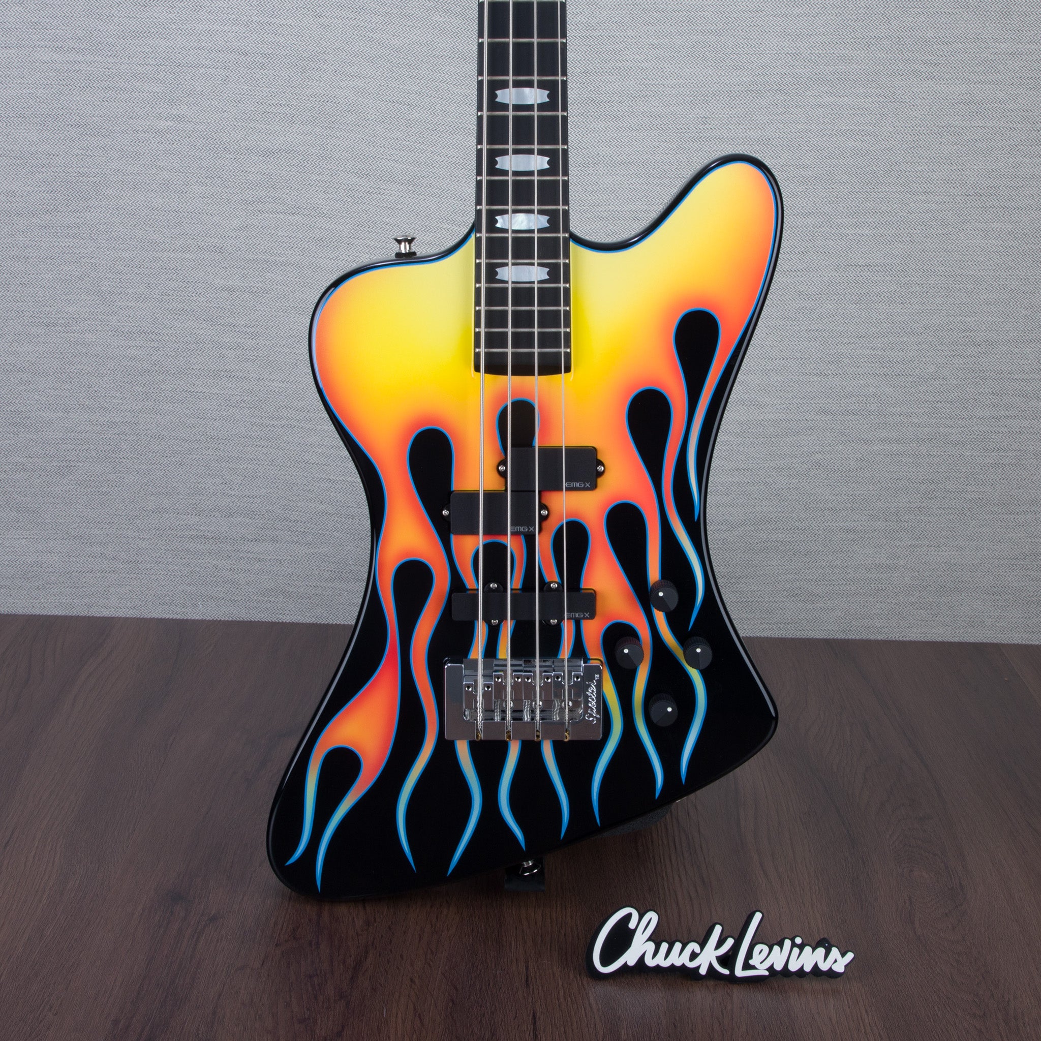 Spector USA Custom NS-2X Hot Rod Series Painted by Dan Lawrence