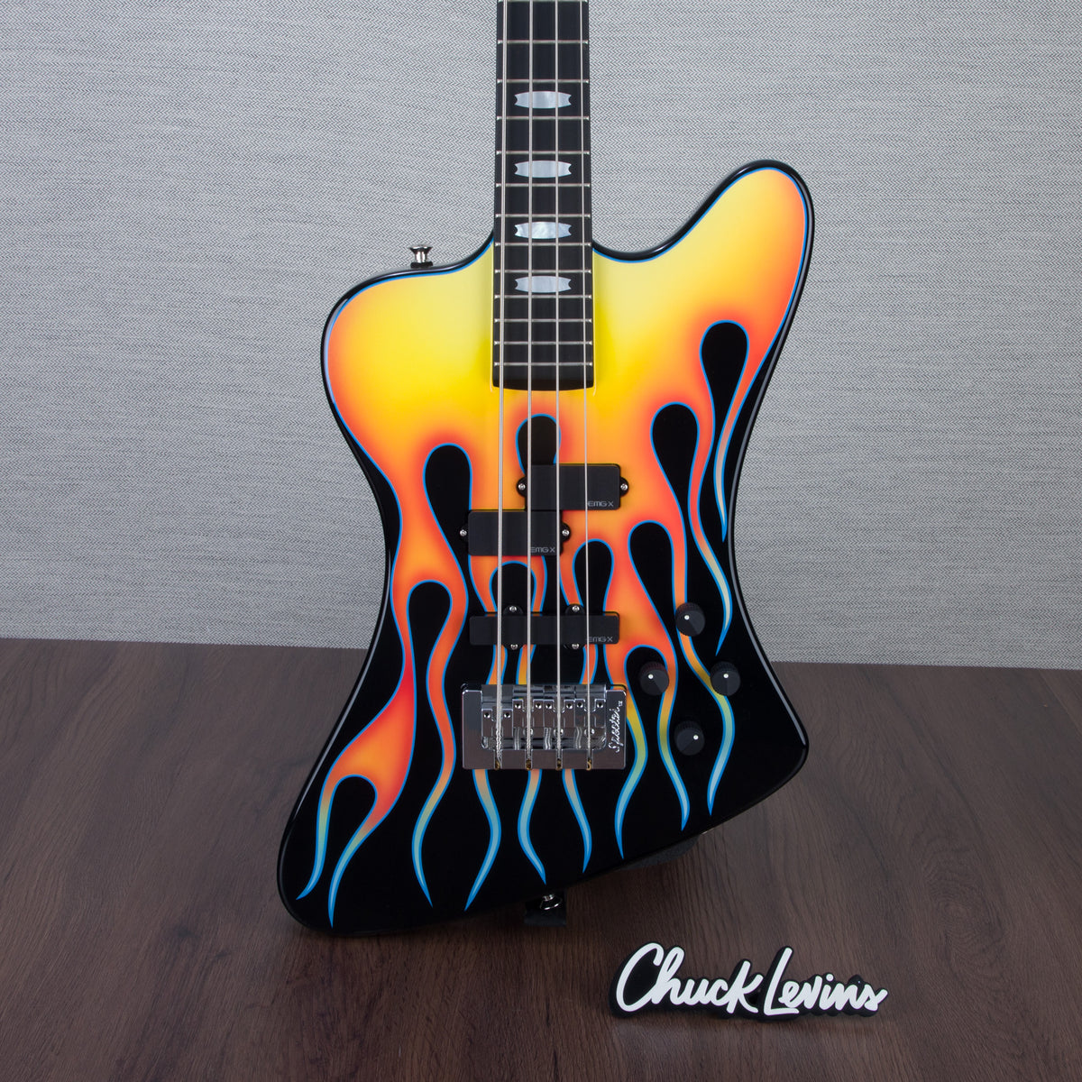 Spector Custom Spector USA Custom NS-2X Hot Rod Series Painted by Dan Lawrence Electr ...