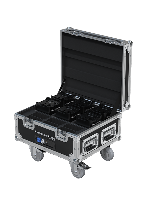 Chauvet DJ Freedom Flex H9 IP X6 Wash Lights with Rolling Case