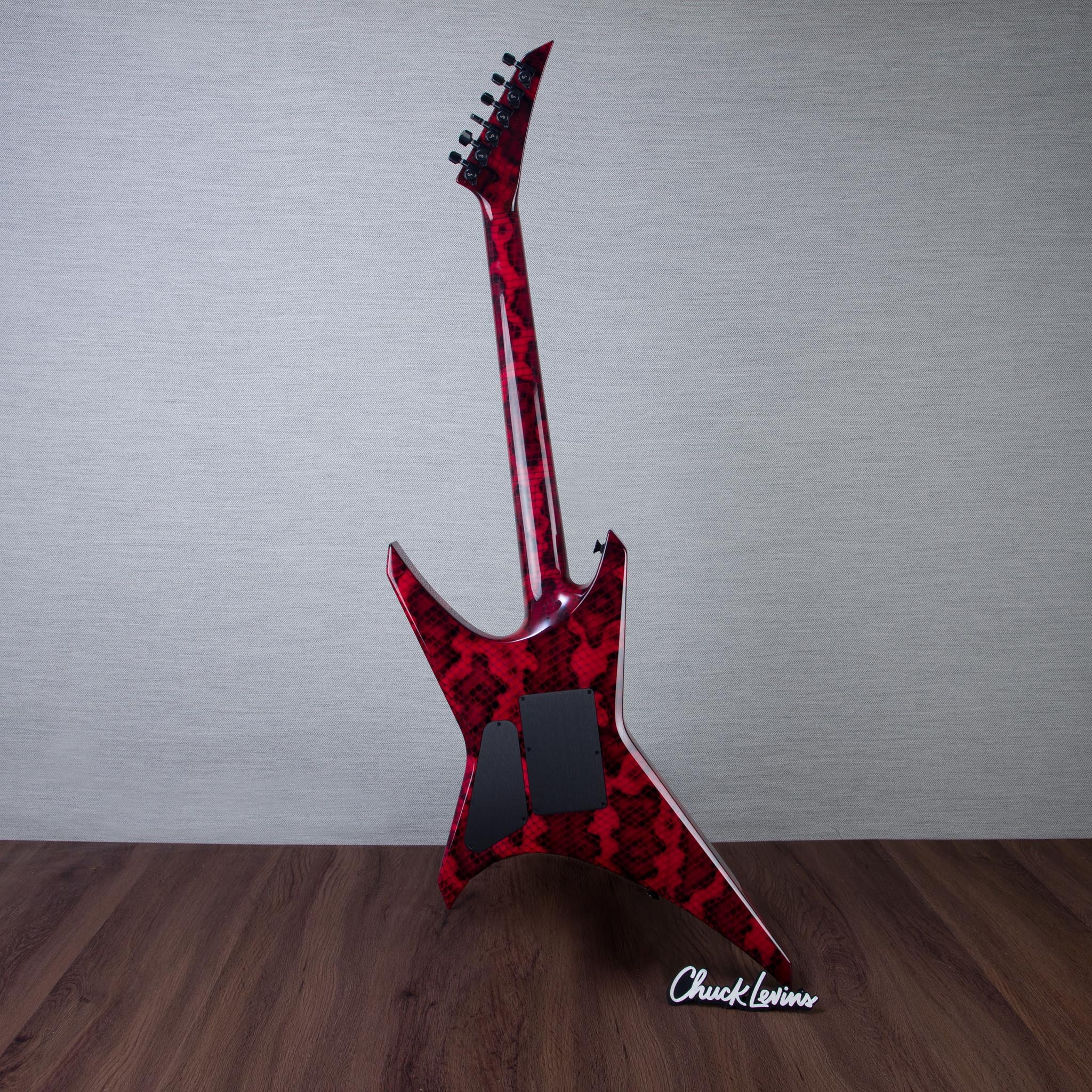 Jackson　エレキギター Jackson Custom Shop Warrior Electric Guitar - Snake Skin Red