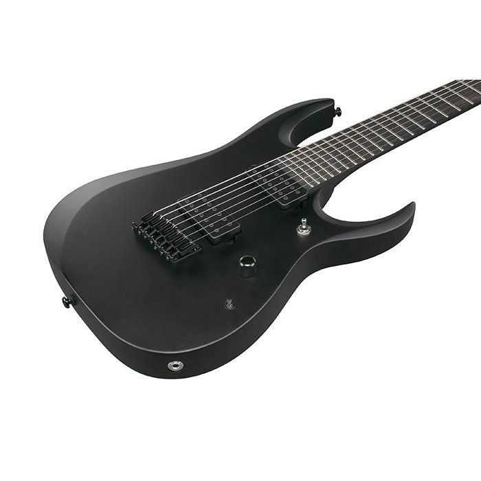 Ibanez Iron Label RGDRB71 7-String Electric Guitar - Black Flat
