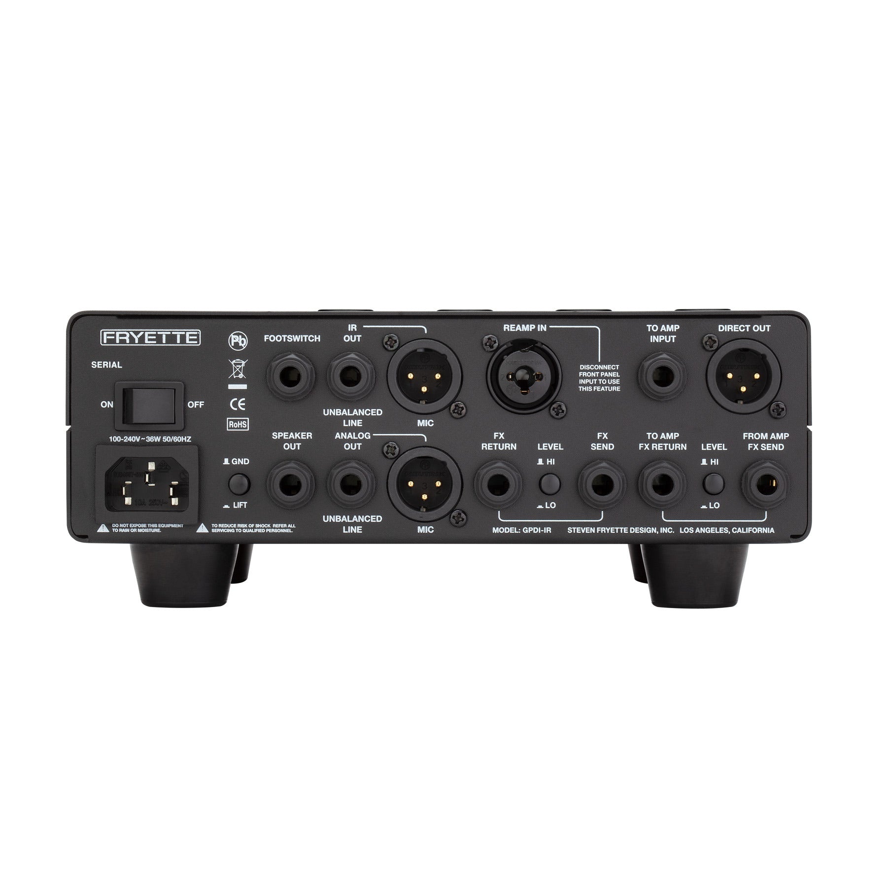 Fryette Valvulator GPDI/IR Direct Recording Amplifier – Chuck