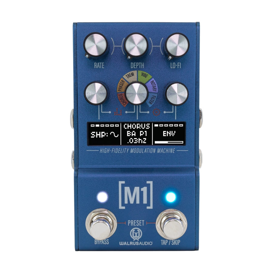 Walrus Audio MKII: M1 High-Fidelity Modulation Machine Guitar Effects Pedal