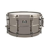 Ludwig Universal Metal 7x13 Brass Shell Snare Drum, Black Nickel Hoops