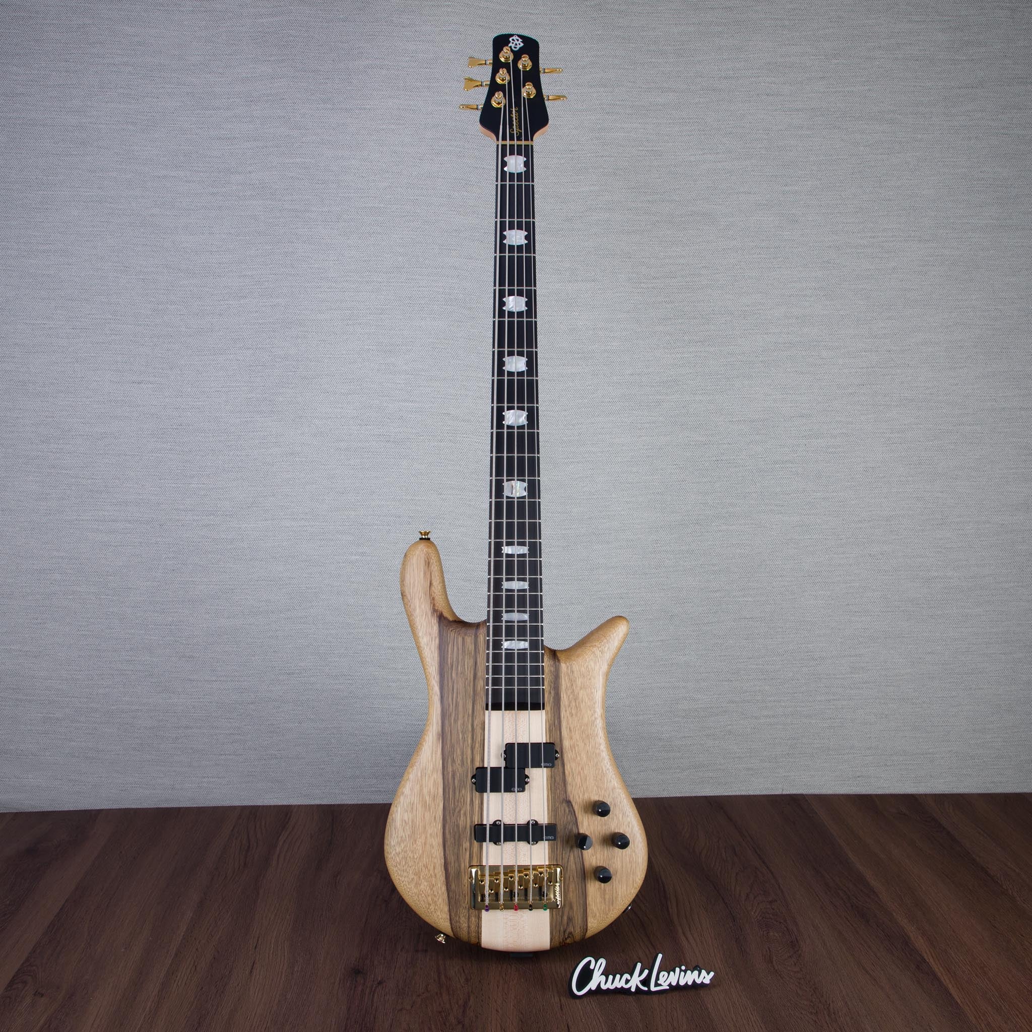 Spector Euro 5 LT Solid Korina Wings 5-String Electric Bass Guitar