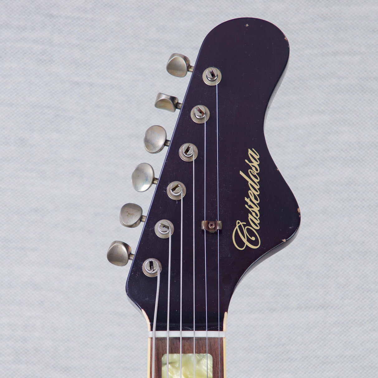Castedosa Conchers Baritone Electric Guitar - Aged Green Metallic - #361