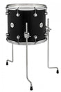 DW Drum Workshop 14" x 12" Design Series Maple Floor Tom - Piano Black - Preorder