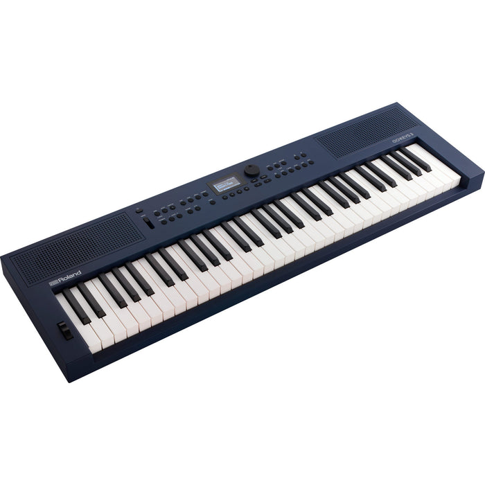 Roland GO:KEYS 3 61-Key Touch-Sensitive Portable Keyboard - Midnight Blue - New