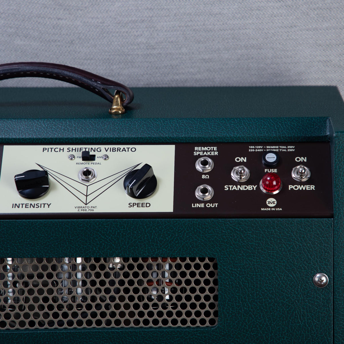 Magnatone Twilighter Mono 22-Watts 1x12-Inch Tube Combo Guitar Amplifier - Dark Green