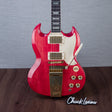 Gibson Custom Shop 1964 SG Standard Reissue Maestro Vibrola Electric Guitar, Gold Hardware - VOS Watermelon King - CHUCKSCLUSIVE - #601344