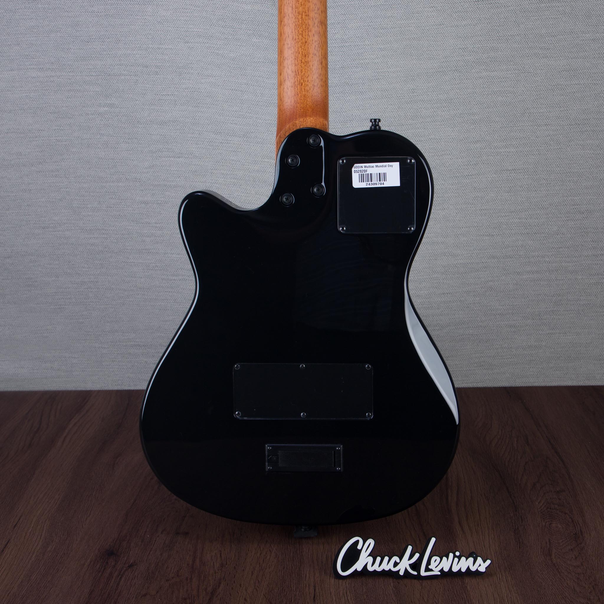 Godin Multiac Mundial Nylon String Acoustic Electric Guitar - Onyx