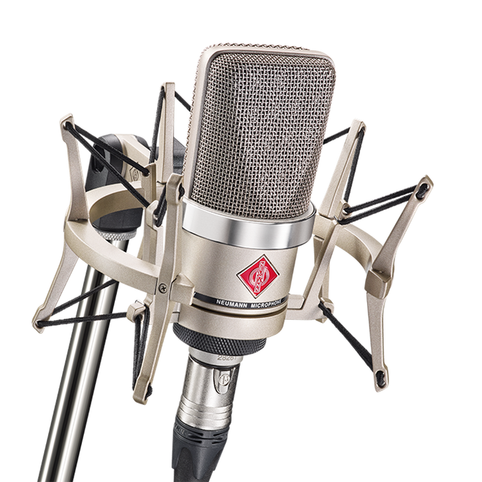 Neumann TLM 102 Studio Set Cardioid Condenser Microphone With EA 4 Shock Mount - Nickel