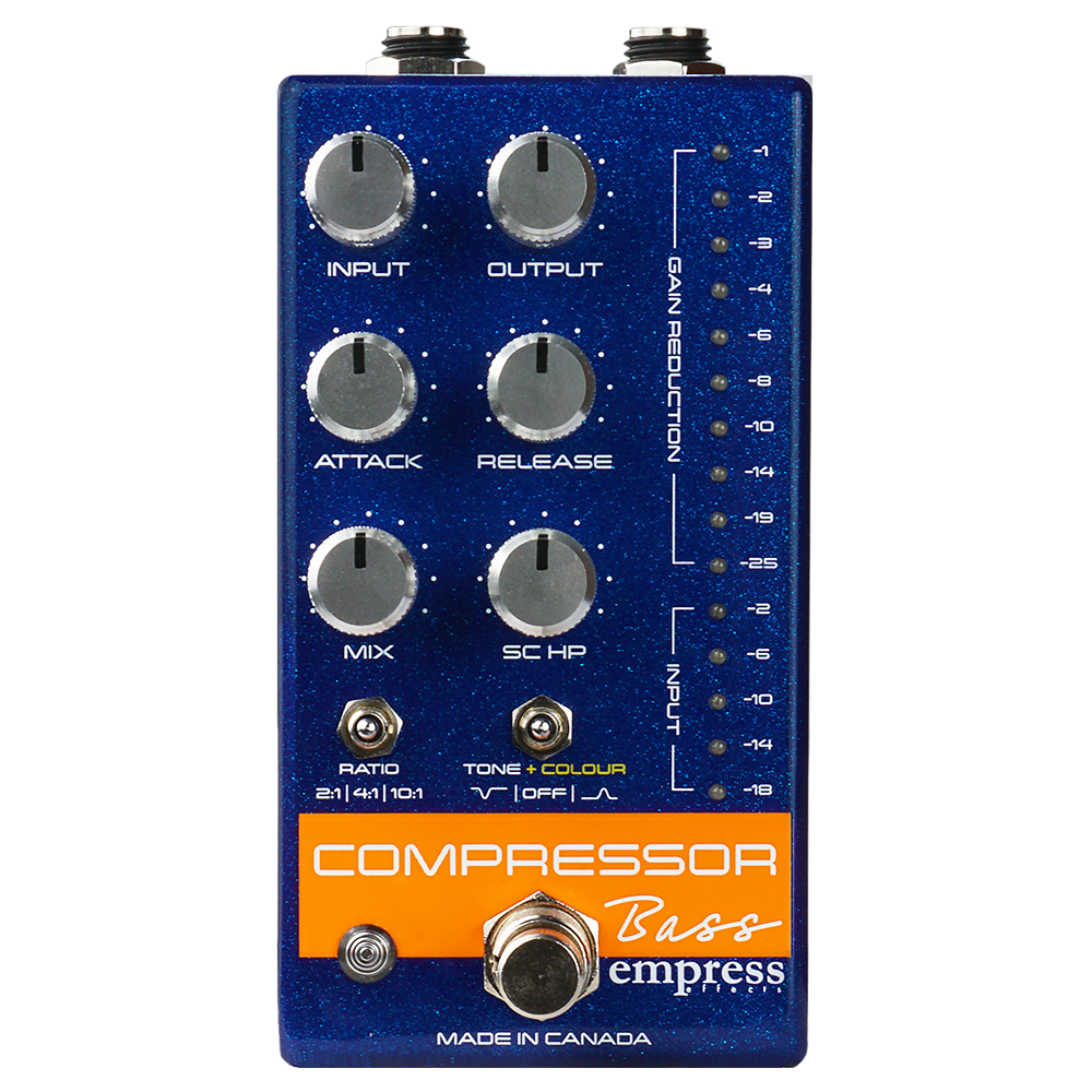 Empress Effects Bass Compressor Pedal - Blue Sparkle