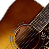 Gibson Custom Shop Hummingbird Elegant Koa Acoustic Electric Guitar - Honey Burst