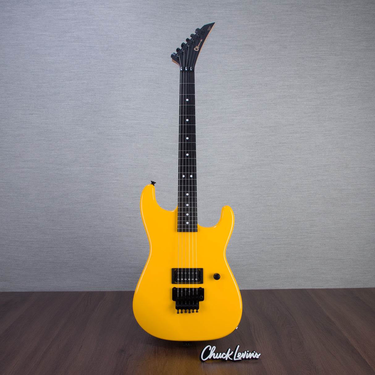 Charvel Custom Shop San Dimas 1H Floyd Rose Masterbuilt by “Big” Rob Knowles - Taxi Cab Yellow - #RK0079